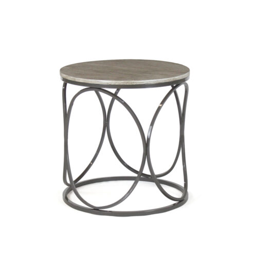 Helena End Table - Wood Top