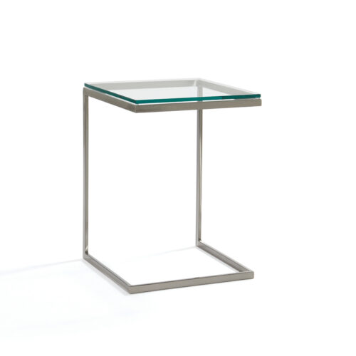 Modulus Accent Table - Glass Top